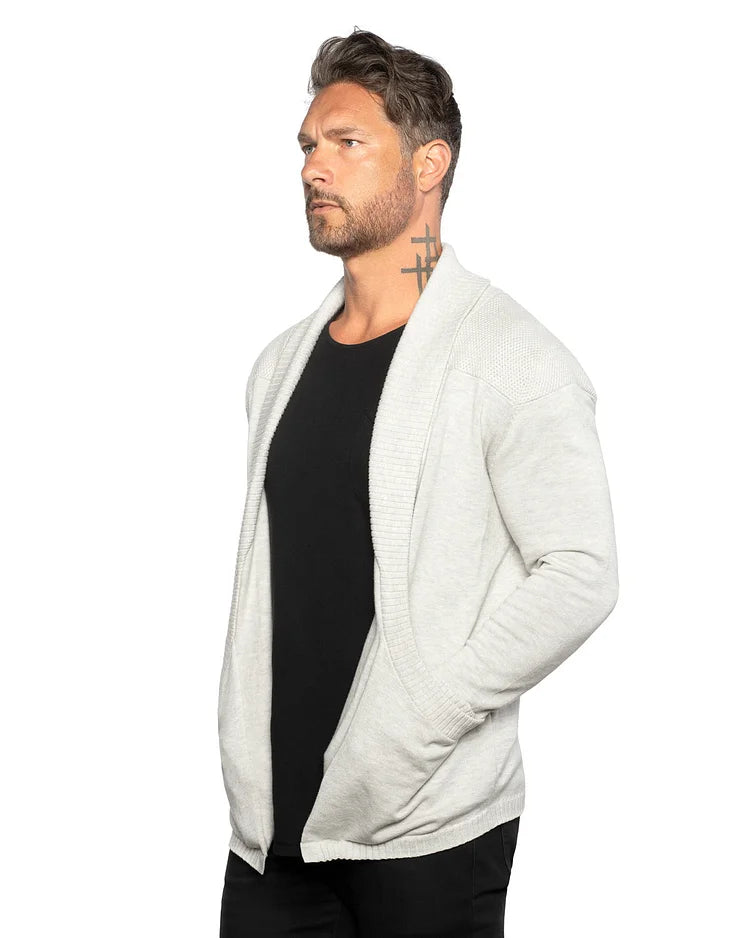 Cardigan Slim Fit Pour Homme - Mode Libre™