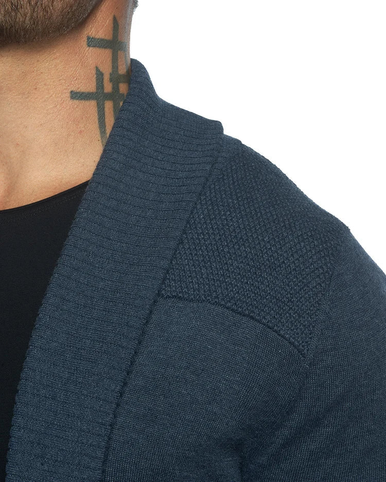 Cardigan Slim Fit Pour Homme - Mode Libre™