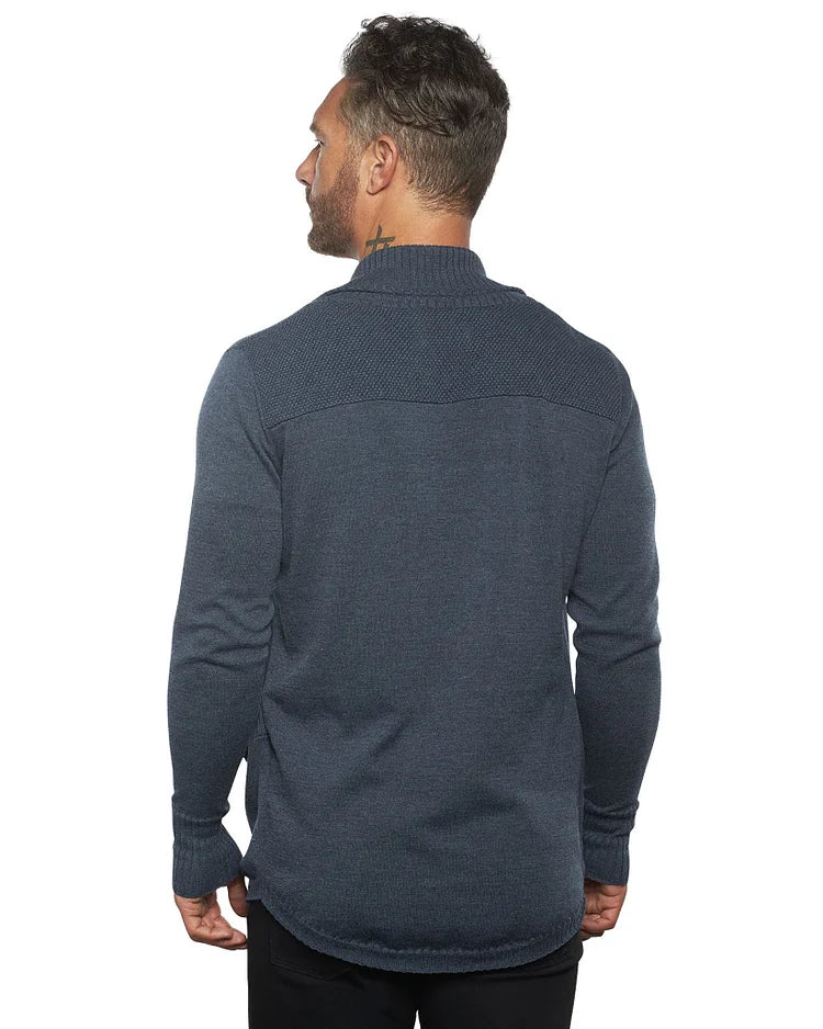 Cardigan Slim Fit Pour Homme - Mode Libre™