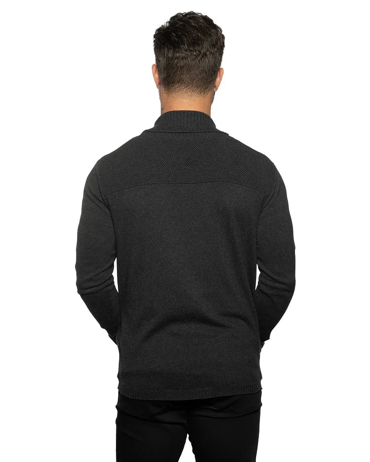 Cardigan Slim Fit Pour Homme - Mode Libre™