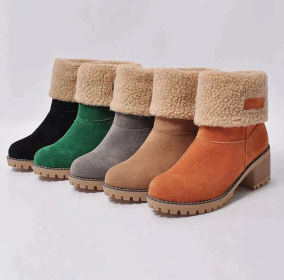 Bottes étanches doublées en peluche pour Femmes